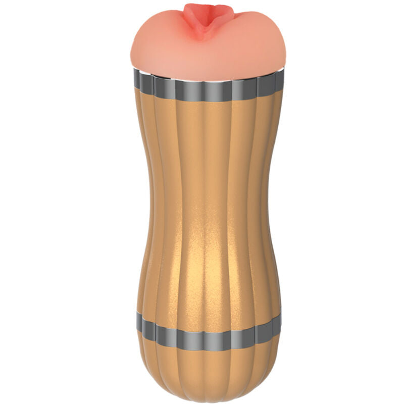 ARMONY - BEVIS DUBBELE MASTURBATOR VAGINA &amp; MOND ZONDER VIBRATIE GOUD