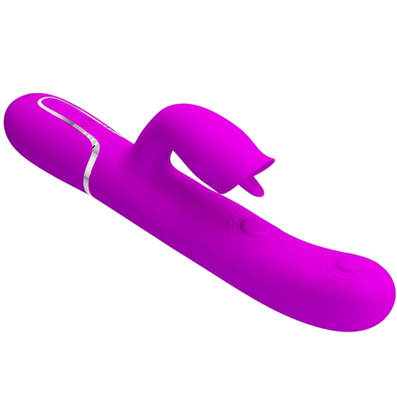 PRETTY LOVE - KONIJNENVIBRATOR MET LIKKENDE FUCHSIA
