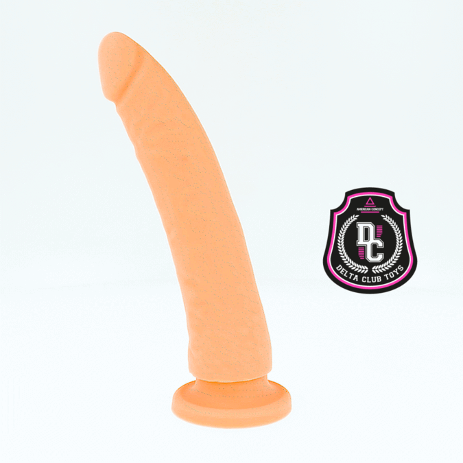 DELTA CLUB - SPEELGOED NATUURLIJKE DILDO MEDISCH SILICONE 23 CM -O- 4,5 CM