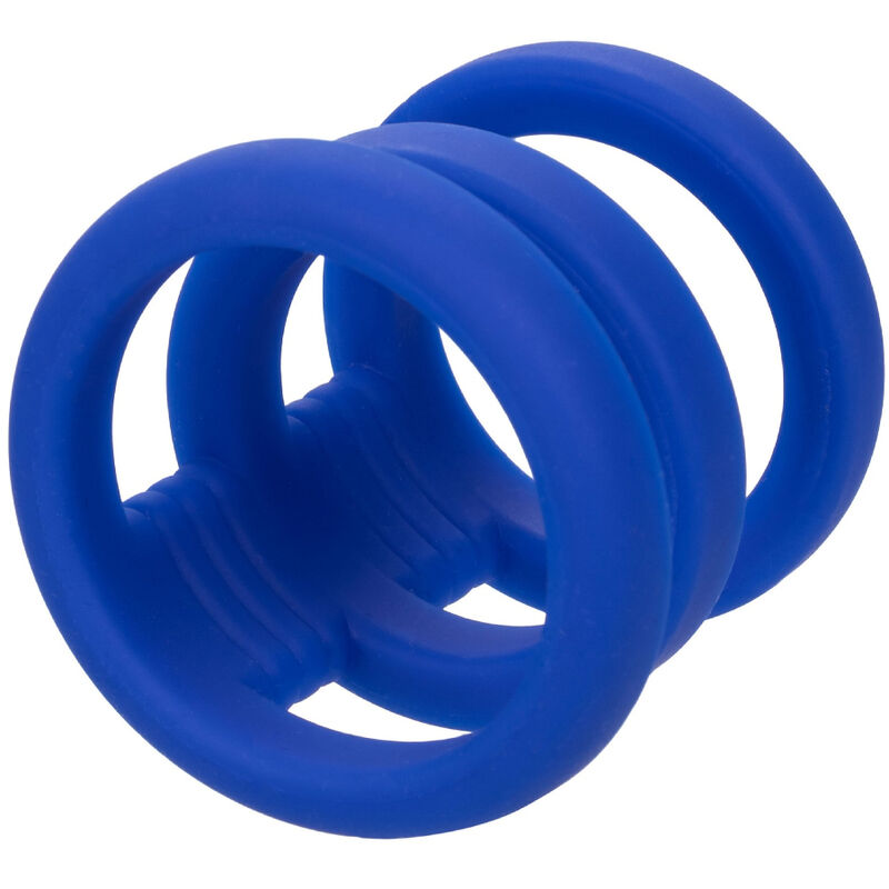 CALEXOTICS - ADMIRAL TRIPLE CAGE À PÉNIS BLEU
