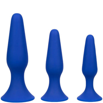 CALEXOTICS - KIT ADMIRAL 3 PLUGS ANALS BLEU