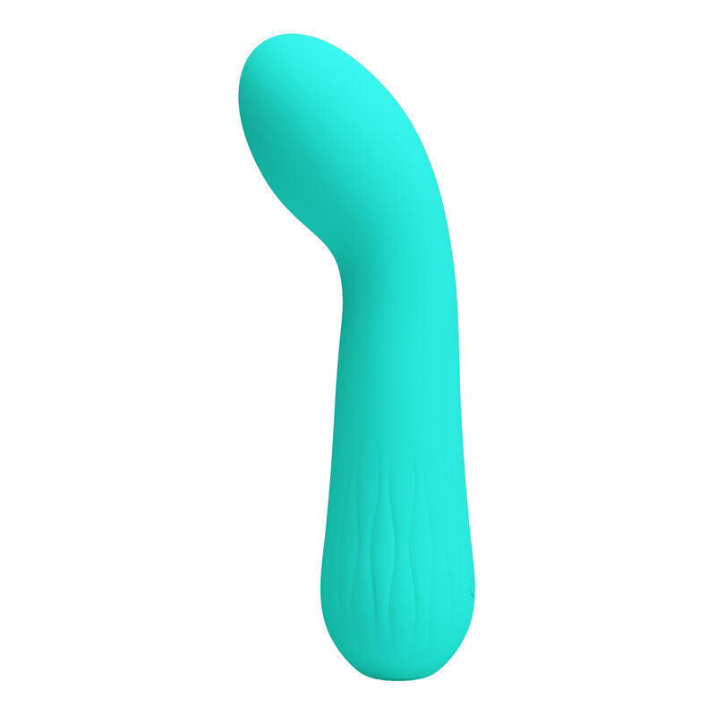 PRETTY LOVE - VIBROMASSEUR RECHARGEABLE FAUN VERT D'EAU