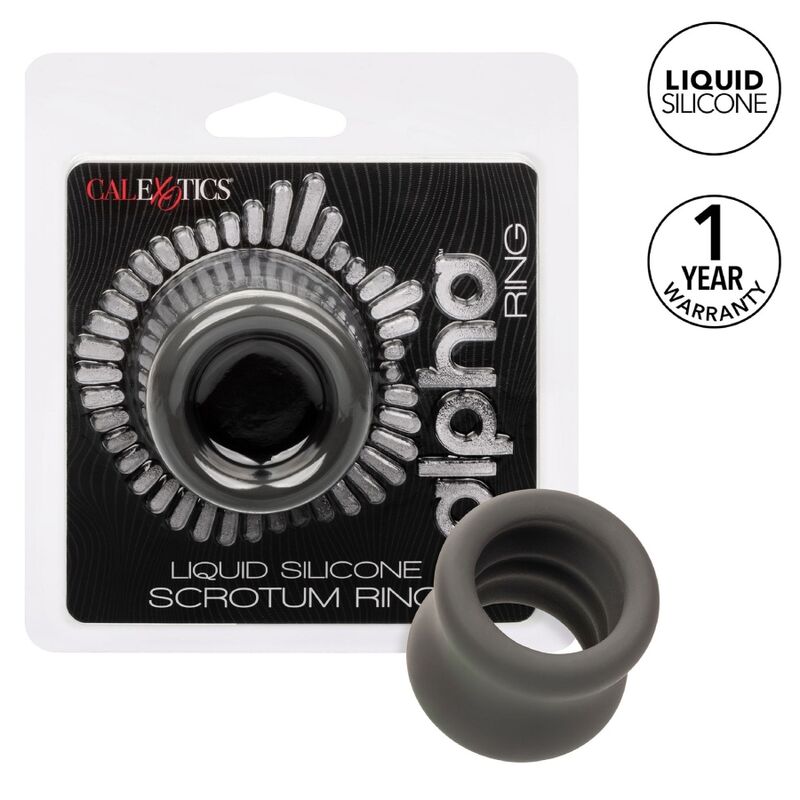 CALEXOTICS - ANNEAU ÉLARGISSEUR DE SCROTUM ALPHA NOIR