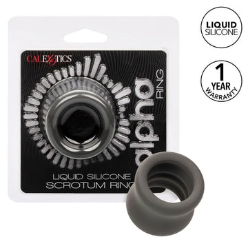CALEXOTICS - ANNEAU ÉLARGISSEUR DE SCROTUM ALPHA NOIR