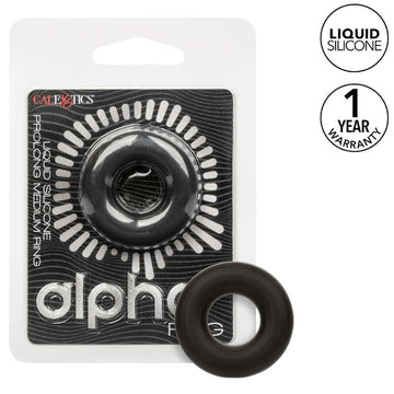 CALEXOTICS - ANNEAU NOIR DE PROLONGATION TAILLE MOYENNE ALPHA