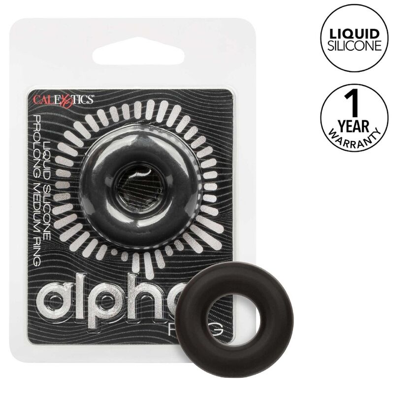CALEXOTICS - ANNEAU NOIR DE PROLONGATION TAILLE MOYENNE ALPHA