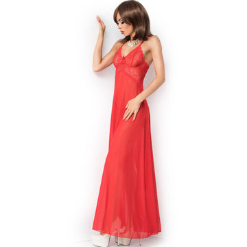 CHILIROSE - CR 3883 BABYDOLL ROUGE LONGUE S/M