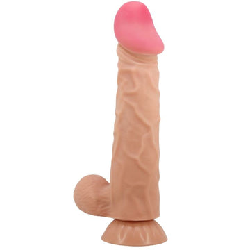 PRETTY LOVE - SLIDING SKIN SERIE REALISTISCHE DILDO MET SLIDING SKIN ZUIGNAP 24 CM