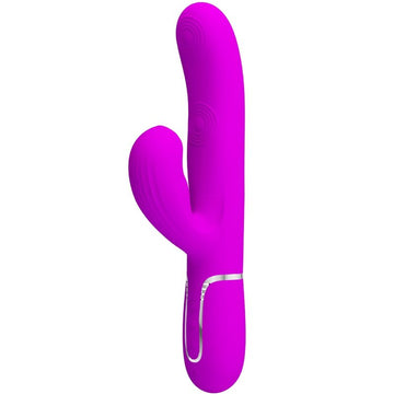 PRETTY LOVE - PERLITA VIBRATEUR POINT G MULTIFONCTION 3 EN 1 VIOLET