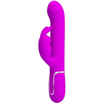 PRETTY LOVE - VIBROMASSEUR LAPIN PERLES COALE VIOLET