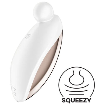 SATISFYER - VIBROMASSEUR POSABLE SPOT ON 2 BLANC