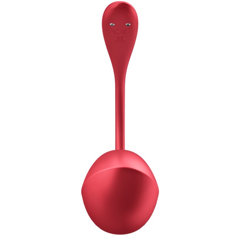 SATISFYER - GLANZENDE PETAL G-PUNT STIMULATOR MET AFSTANDSBEDIENING, ROOD, GRATIS APP