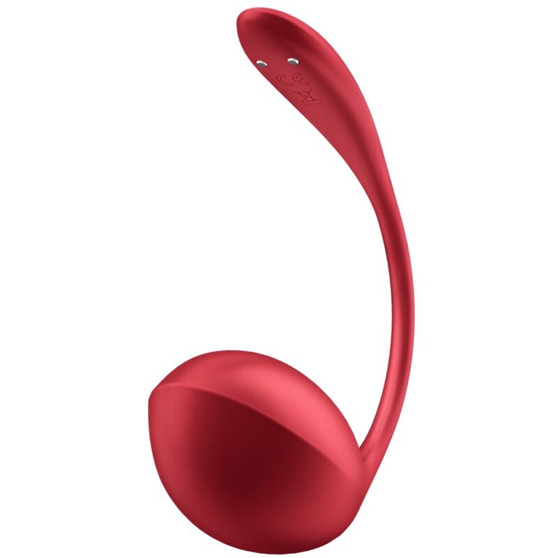 SATISFYER - GLANZENDE PETAL G-PUNT STIMULATOR MET AFSTANDSBEDIENING, ROOD, GRATIS APP