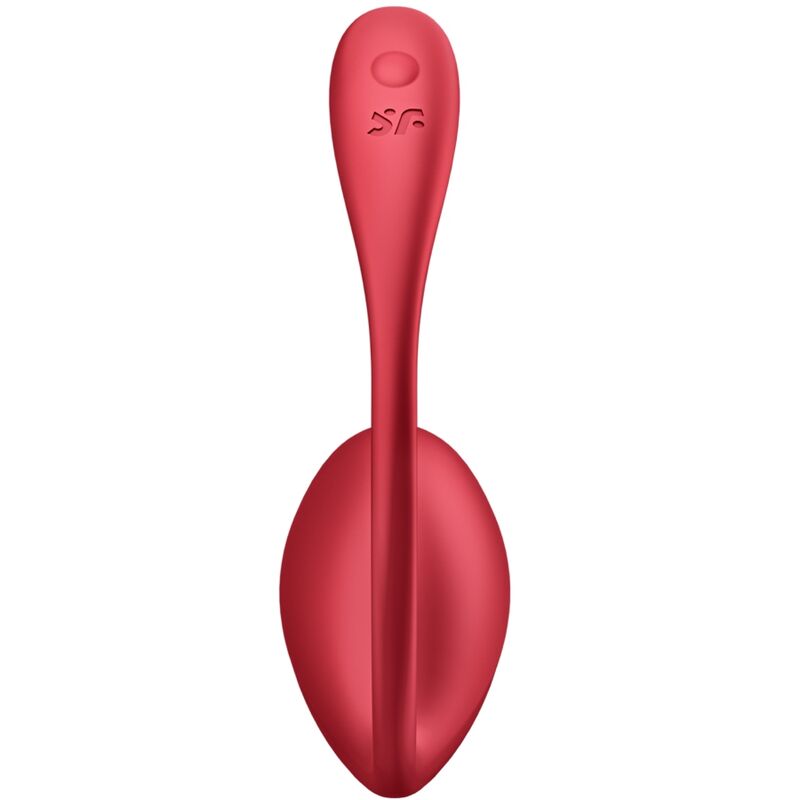 SATISFYER - GLANZENDE PETAL G-PUNT STIMULATOR MET AFSTANDSBEDIENING, ROOD, GRATIS APP