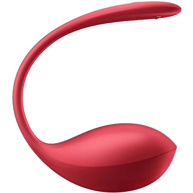 SATISFYER - GLANZENDE PETAL G-PUNT STIMULATOR MET AFSTANDSBEDIENING, ROOD, GRATIS APP