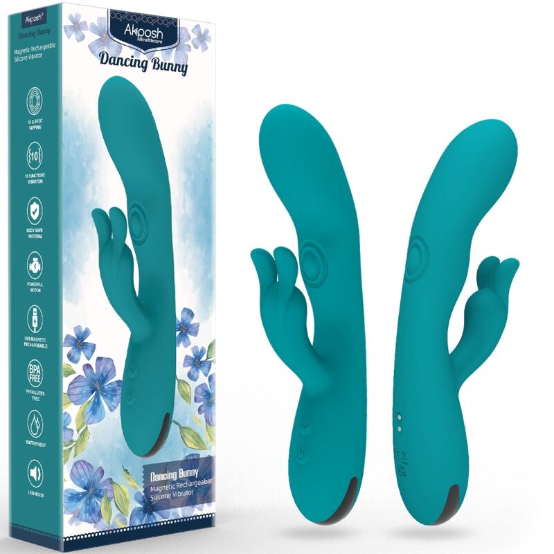 ARMONY - VIBREUR LAPIN DANCING BUNNY 10 VITESSES VERT