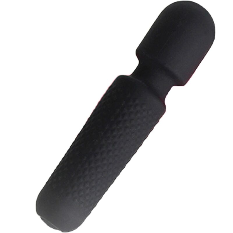 ARMONY - VOTRE MASSEUR ET VIBREUR MAGIQUE RECHARGEABLE 10 VIBRATIONS BAGUETTE PICOTS NOIR