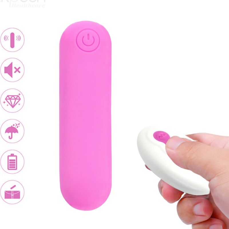ARMONY - SPLASH JOLINE VIBRATOR KOGELVORMIG, SILICONEN, AFSTANDSBEDIENING, 10 VIBRATIESTANDEN, 65 X 15 CM, ROZE