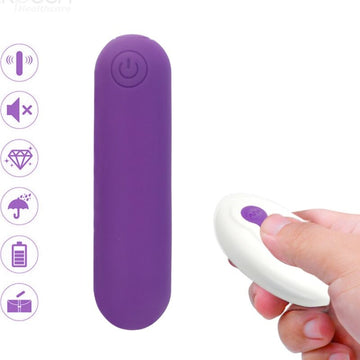 ARMONY - SPLASH JOLINE VIBRATOR KOGELVORMIG SILICONEN MET AFSTANDSBEDIENING 10 VIBRATIESTANDEN 6,5 X 1,5 CM PAARS
