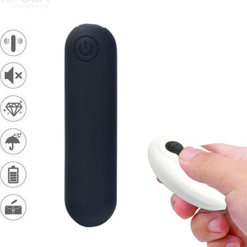 ARMONY - SPLASH JOLINE VIBRATOR KOGELVORMIG, SILICONEN, AFSTANDSBEDIENING, 10 VIBRATIESTANDEN, 65 X 15 CM, ZWART