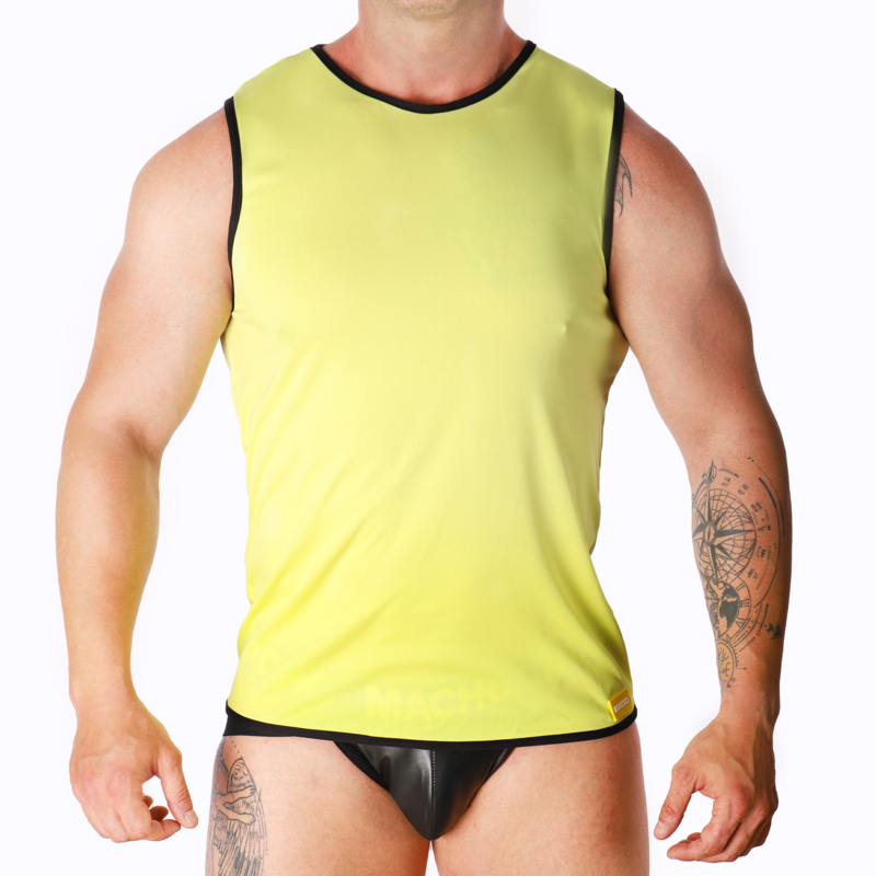 MACHO - GEEL T-SHIRT L/XL