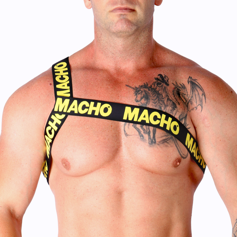 MACHO - HARNAIS ROMAN JAUNE T/XL