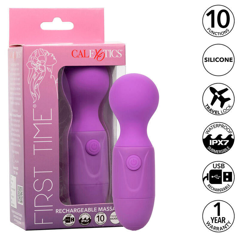 CALEXOTICS - OPLAADBARE MASSAGEAPPARAAT VOOR HET EERST, 10 VIBRATIES, PAARS
