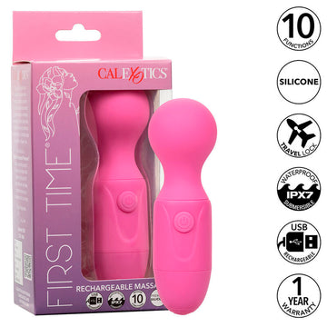 CALEXOTICS - OPLAADBARE MASSAGEAPPARAAT VOOR HET EERST, 10 VIBRATIES, ROZE