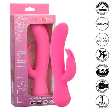 CALEXOTICS - OPLAADBARE ROZE VIBRATOR MET KONIJNVORMIGE VORM
