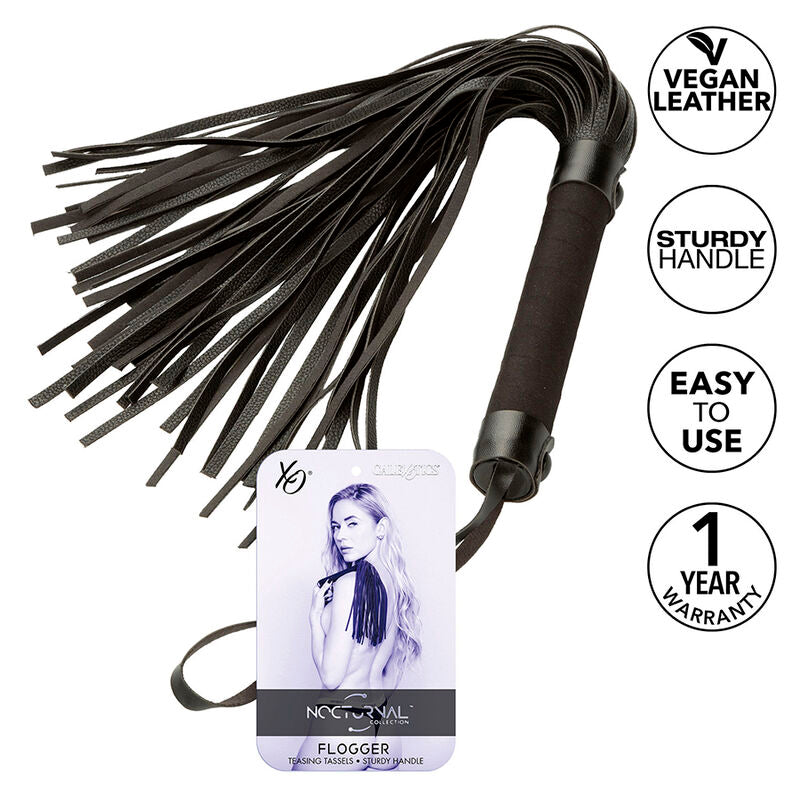 CALEXOTICS - FLOGGER NOCTURNE CUIR NOIR