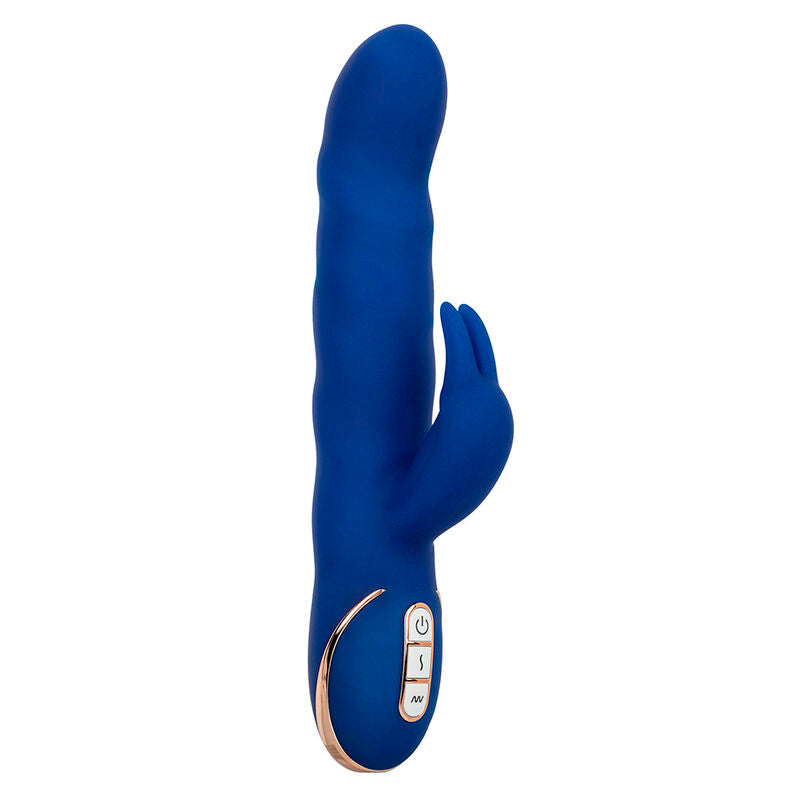 CALEXOTICS - JACK RABBIT VIBRATOR MET GOLFBEWEGING, BLAUW