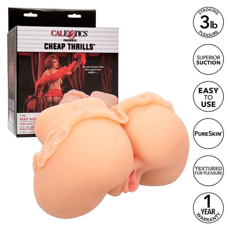 CALEXOTICS - DE PEEP SHOW MEISJES DUBBEL REALISTISCHE MASTURBATOR VLEES