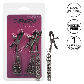 CALEXOTICS - PINCES À TÉTONS EUPHORIA CHAIN 14,5 CM