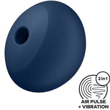 SATISFYER - AIR POWER 4 STIMULATOR &amp; VIBRATOR 12 VIBRATIES BLAUW
