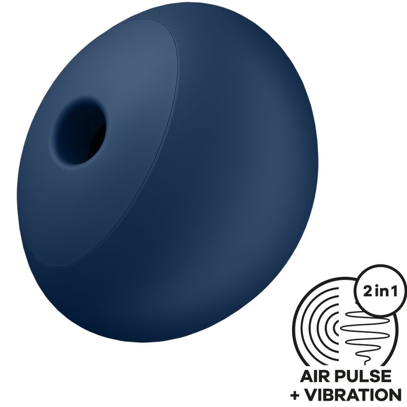 SATISFYER - STIMULATEUR ET VIBRATEUR AIR POWER 4 12 VIBRATIONS BLEU