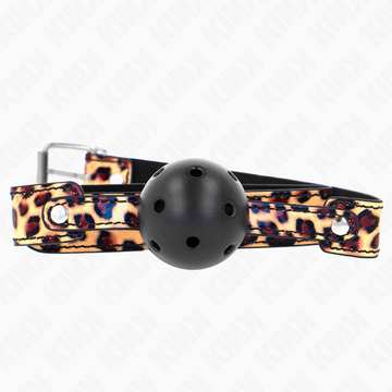 KINK - LEOPARD ADEMENDE BAL 4,5 CM KNEVEL 65 x 2,5 CM