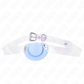 KINK - BAVOLETTE BLEU CLAIR EN FORME DE TÉTINE 5.5 x 4 CM RÉGLABLE 43-60 CM