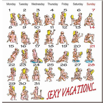 DIABLO PICANTE - AIMANT DE CALENDRIER KAMASUTRA