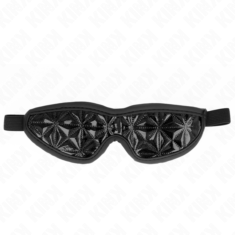 KINK - ZWARTE HOOFDBAND MET DIAMANTPATROON 20,5 x 6 CM
