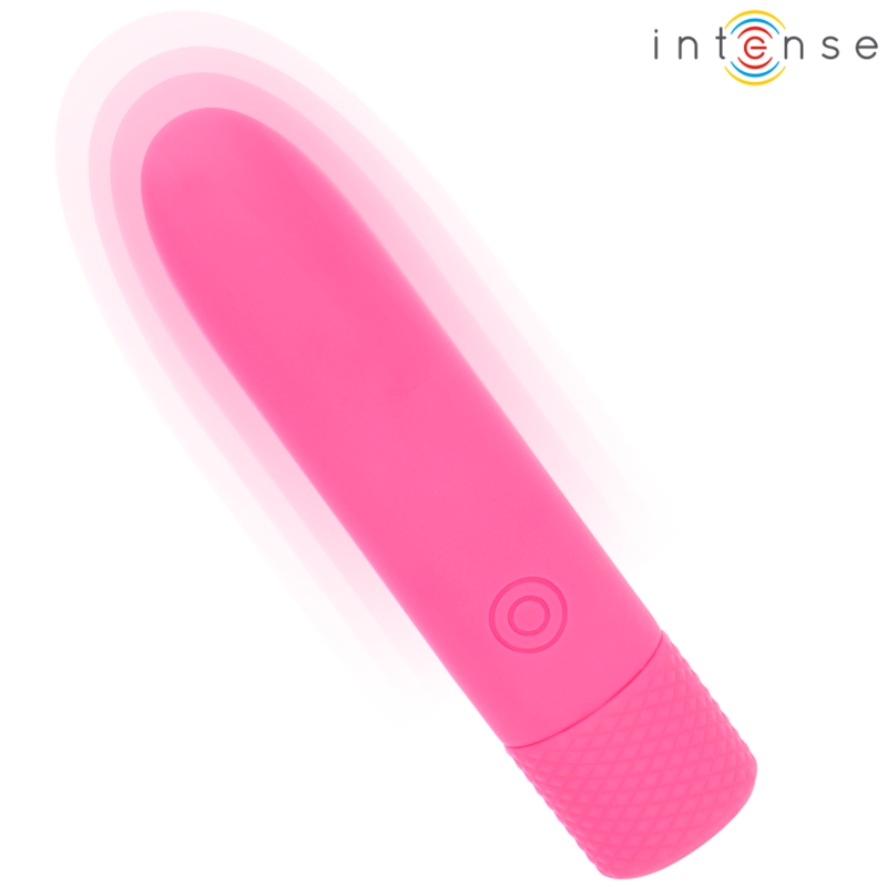 INTENSE - OGIVE VIBRANTE RECHARGEABLE USB SYMONE 8 VIBRATIONS ROSE 10 X 2,2 CM