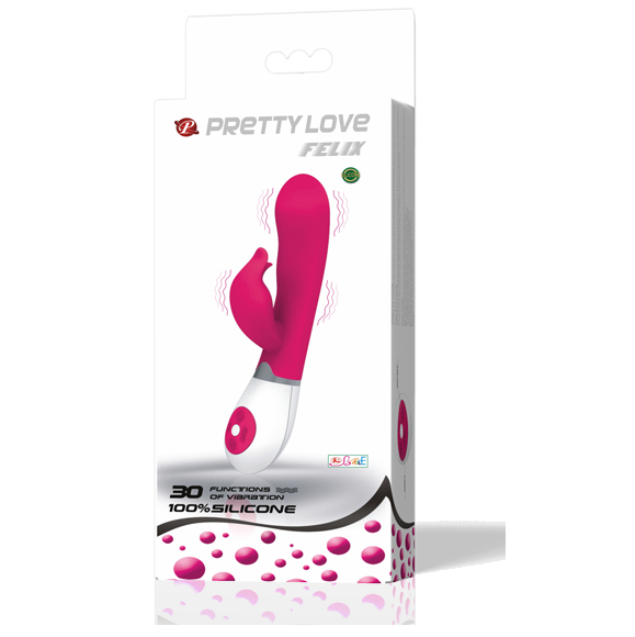 PRETTY LOVE - VIBREUR FLIRTATION AVEC STIMULATEUR CLITORIDIEN