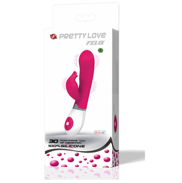 PRETTY LOVE - VIBREUR FLIRTATION AVEC STIMULATEUR CLITORIDIEN
