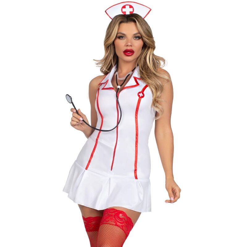 LEG AVENUE - DÉGUISEMENT INFIRMIÈRE EN CHEF BLANC M/L