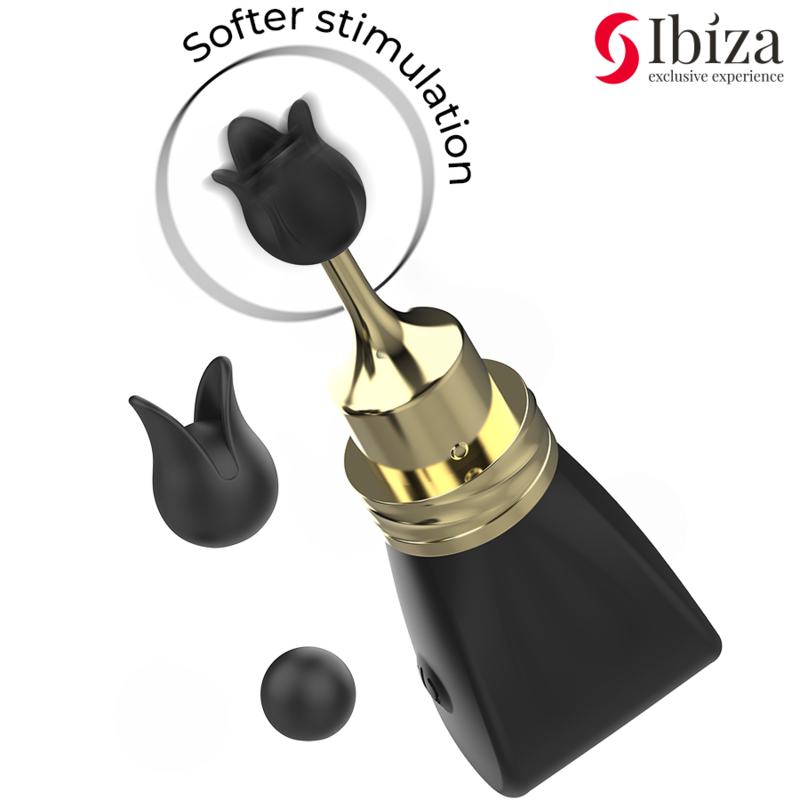 IBIZA - STIMULATEUR CLITORIDIEN 3 TÊTES BOW