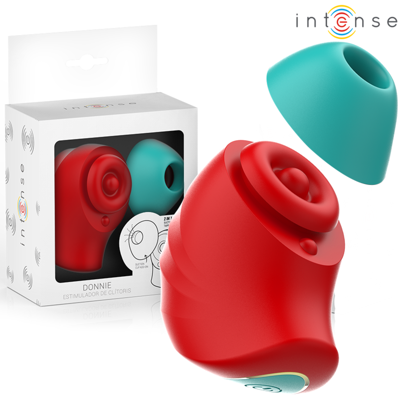 INTENSE - DONNIE CLITORALE STIMULATOR ROOD/GROEN