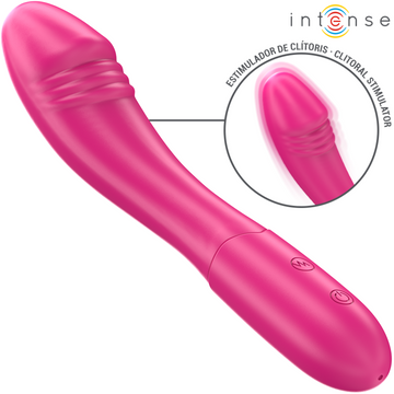 INTENSE - BELINDA VIBRATOR 19 CM FLEXIBEL 10 VIBRATIES ROZE