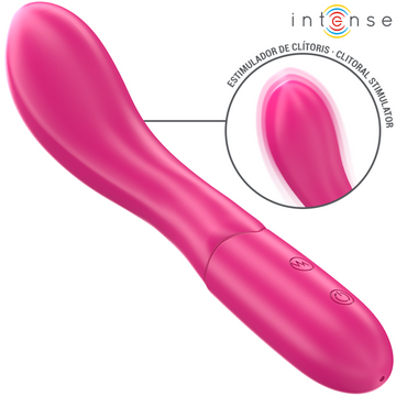 INTENSE - LISETTE VIBRATOR 19 CM FLEXIBEL 10 VIBRATIES ROZE