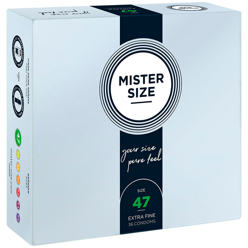 MISTER SIZE - CONDOMS MAAT XS 47 MM (36 STUKS)
