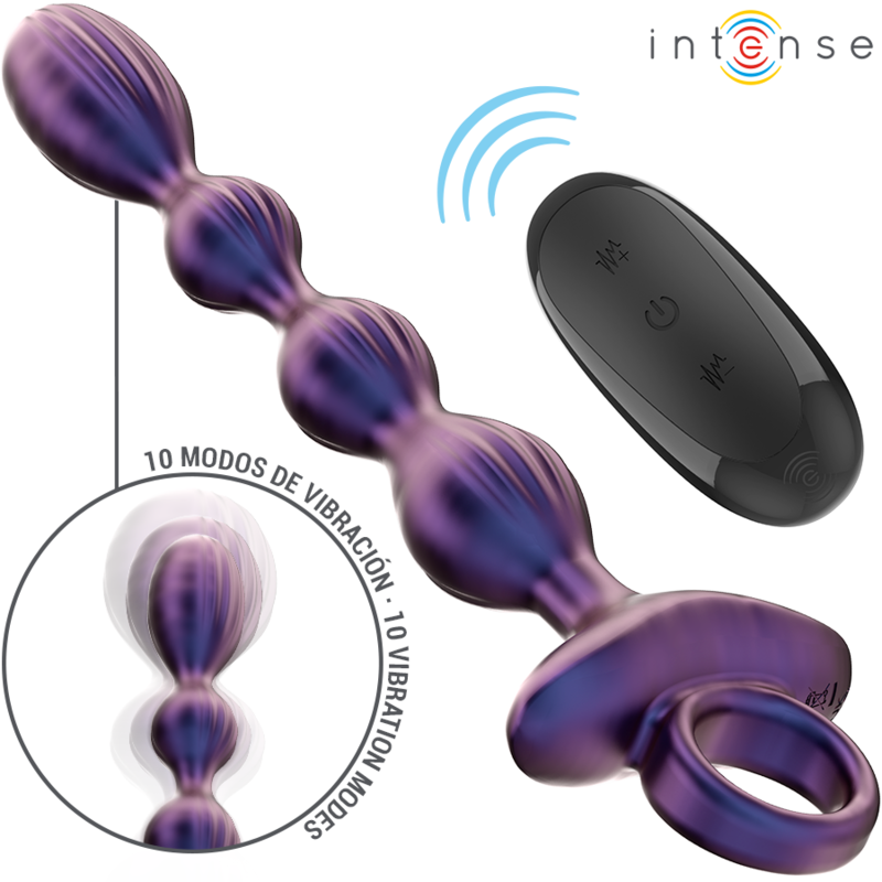 INTENSE - JACKIE VIBRERENDE ANALE PLUG MODEL 1 MET AFSTANDSBEDIENING