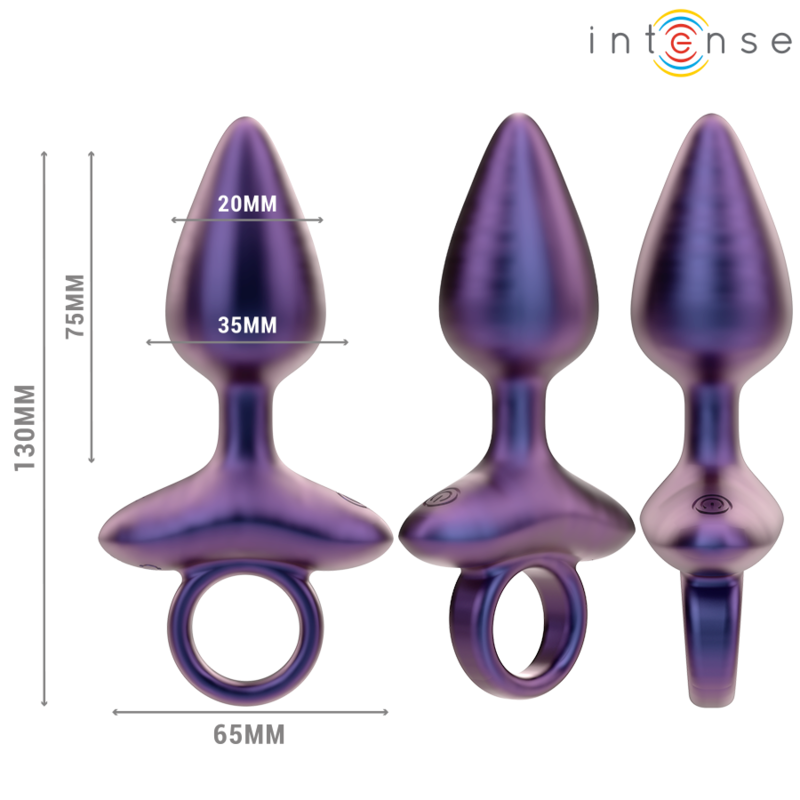 INTENSE - MICHAEL VIBRERENDE ANALE PLUG MODEL 2 MET AFSTANDSBEDIENING